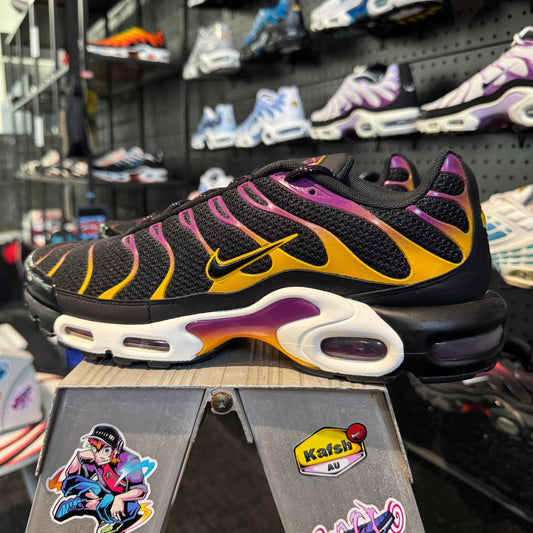 Nike Air Max Plus TN 'Black University Gold Viotech Purple' (Brand New)
