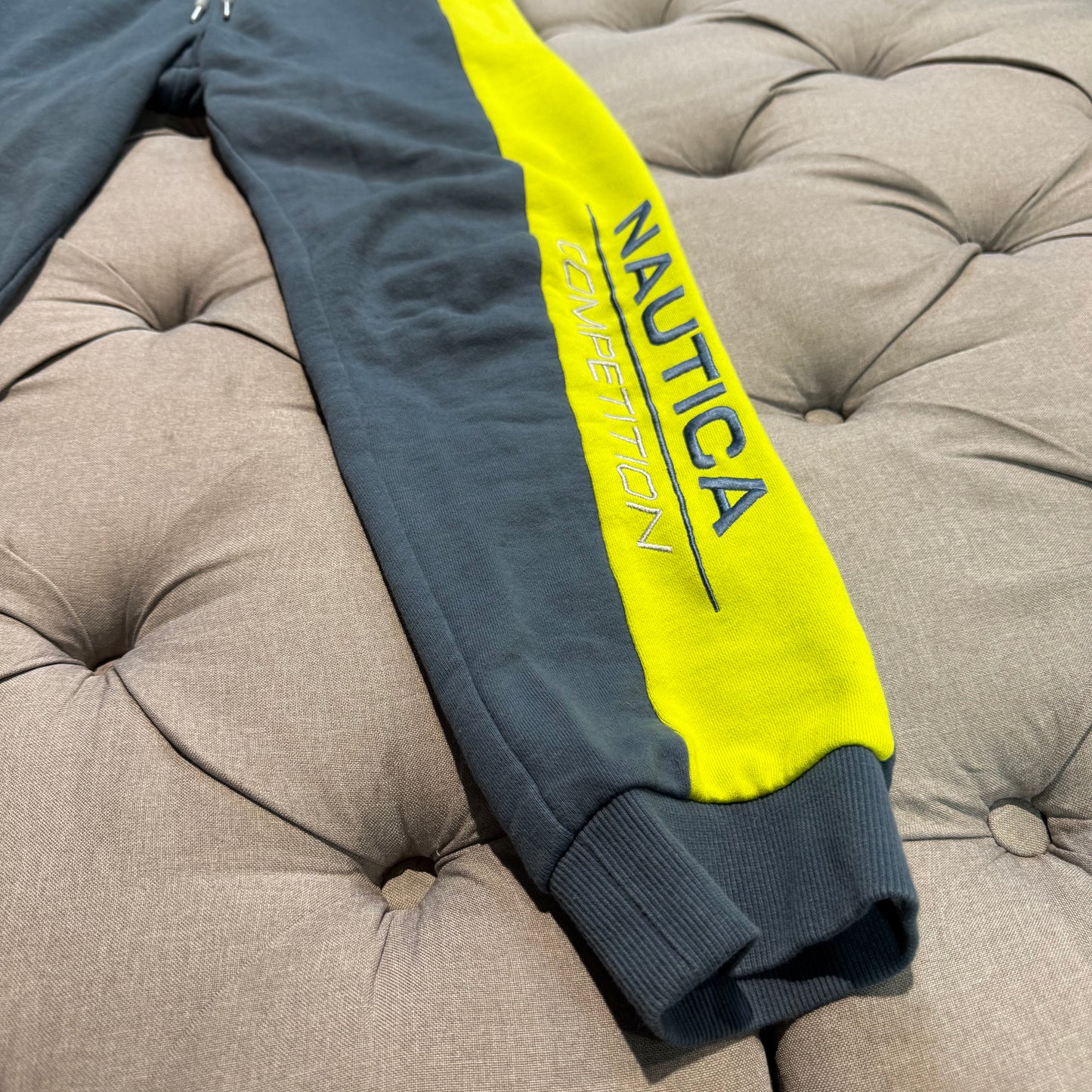 Nautica Competition Track Pants 'Navy Yellow' (Second hand)