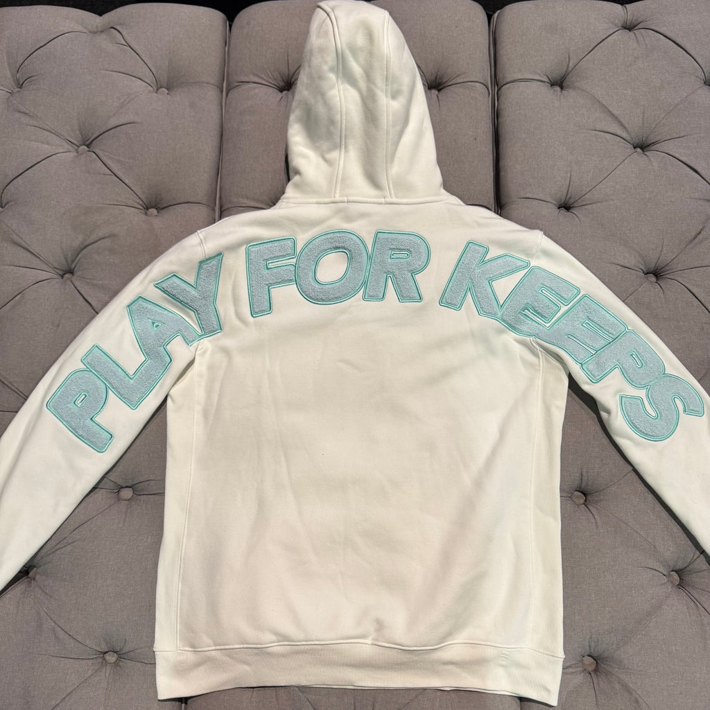Geedup Play For Keeps Hoodie 'Bone Teal' (Second hand)