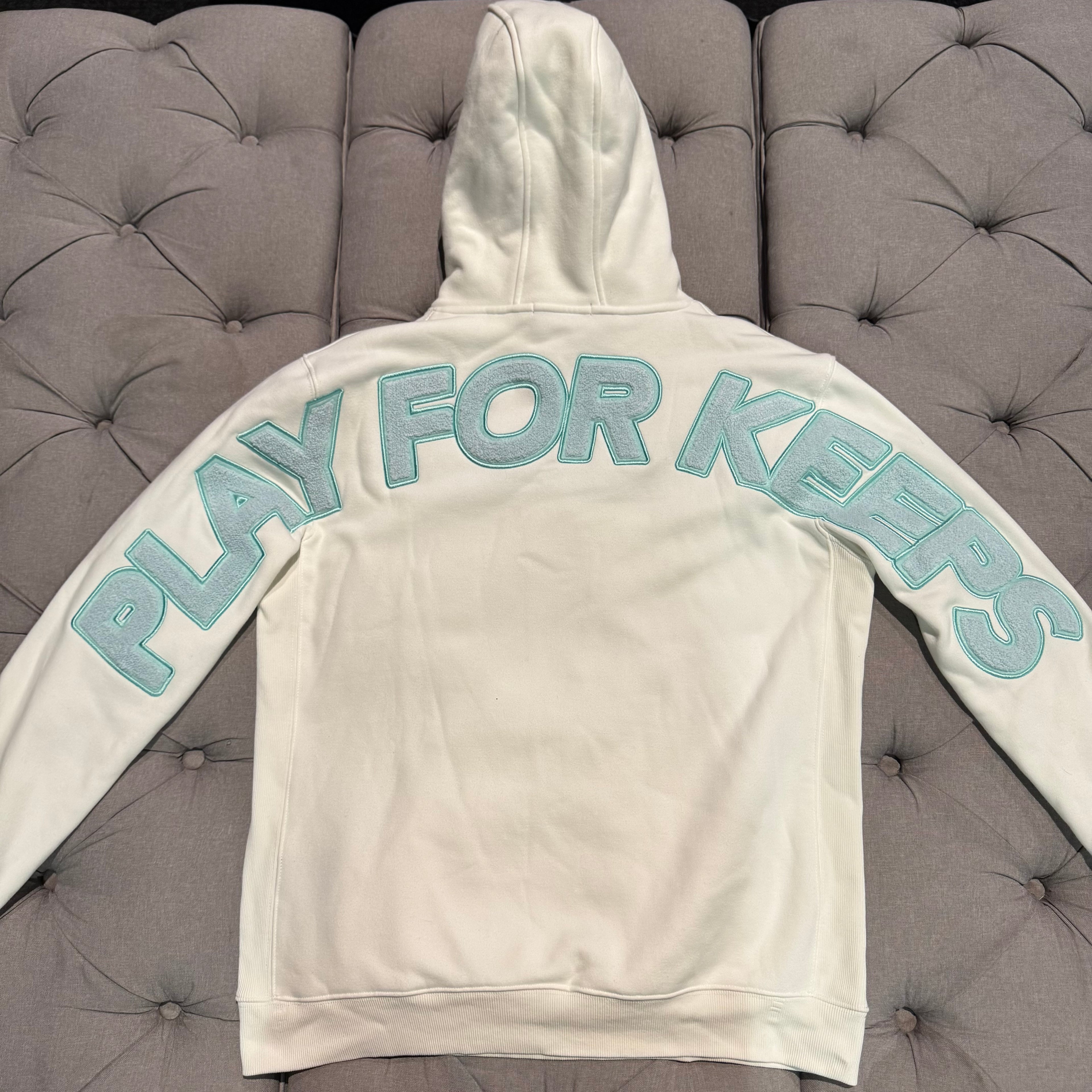 Geedup Play For Keeps Hoodie 'Bone Teal' (Second hand)
