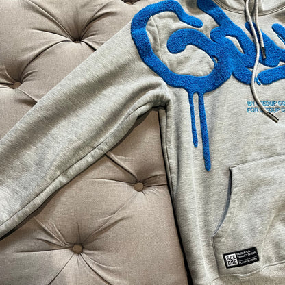 Geedup Handstyle Hoodie 'Grey Blue' (Second hand)