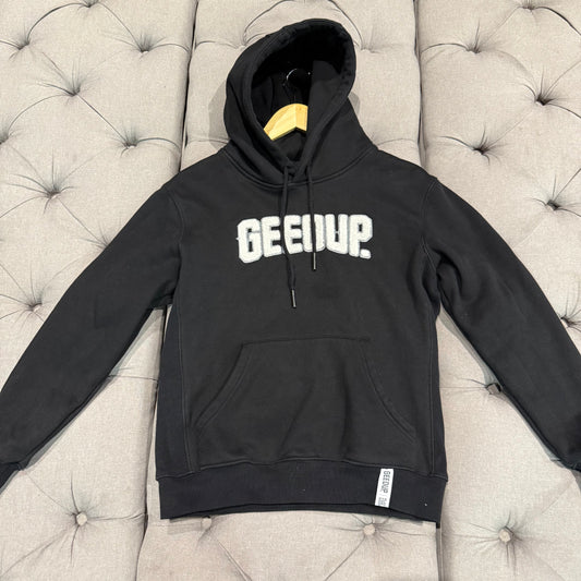 Geedup Play For Keeps Hoodie 'Black White' (Second hand)