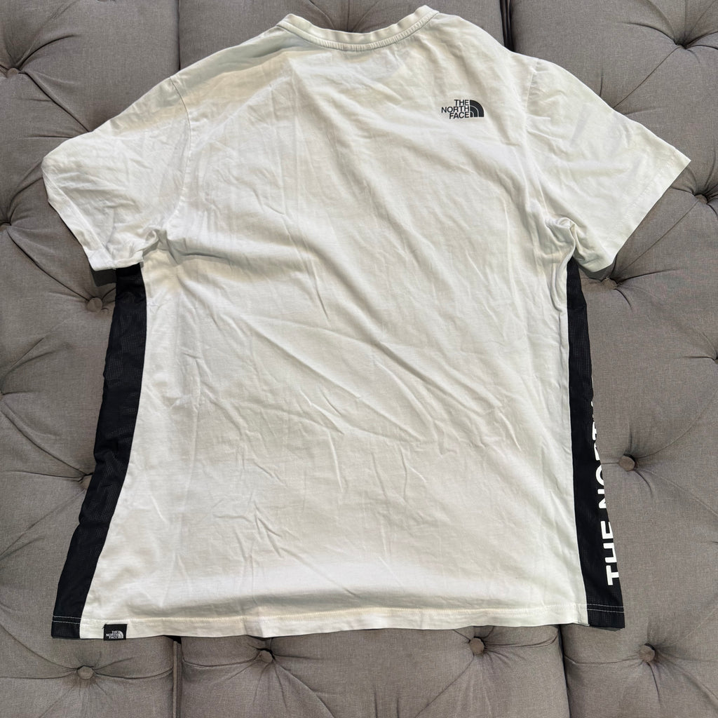 The North Face Side Logo Tshirt 'White Black' (Second hand)
