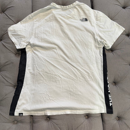 The North Face Side Logo Tshirt 'White Black' (Second hand)