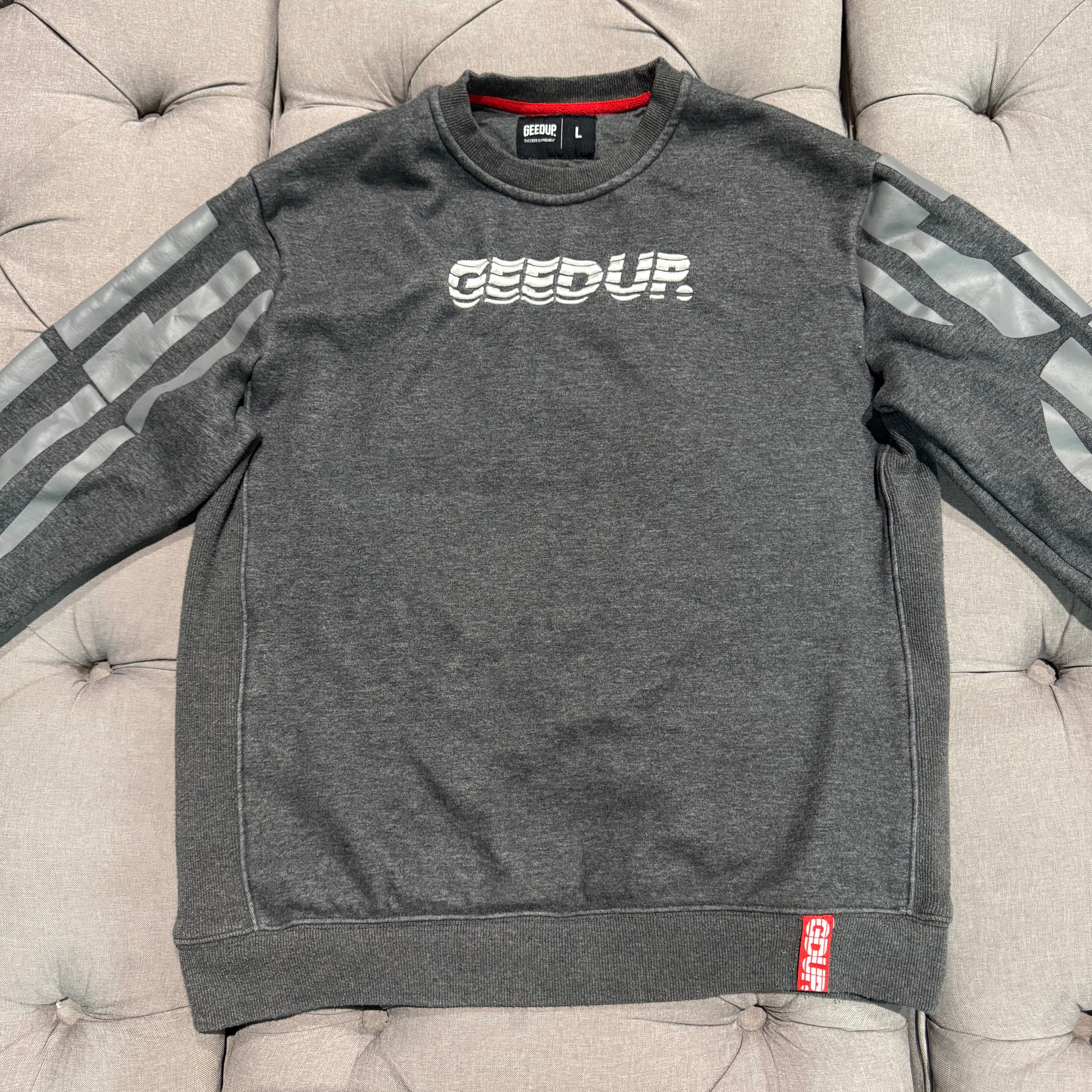 Geedup Sportsman Crewneck 'Asphalt Grey' (Second hand)