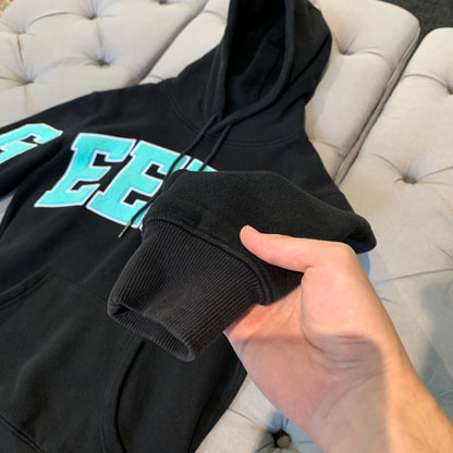 Geedup Team Logo Hoodie ‘Black Teal’ (Second hand)