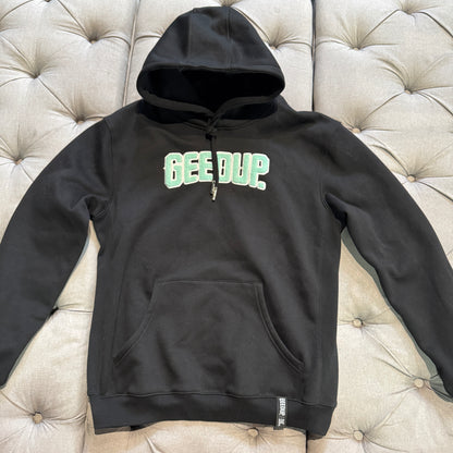 Geedup Play For Keeps Hoodie 'Black Teal' (Second hand)