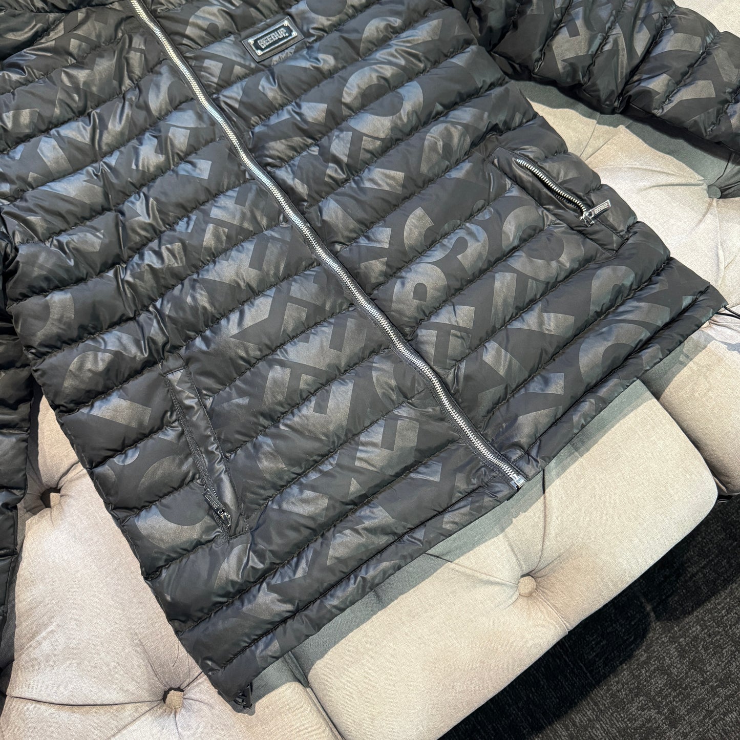 Geedup Monogram PFK Puffer Jacket 'Black' (Second hand)