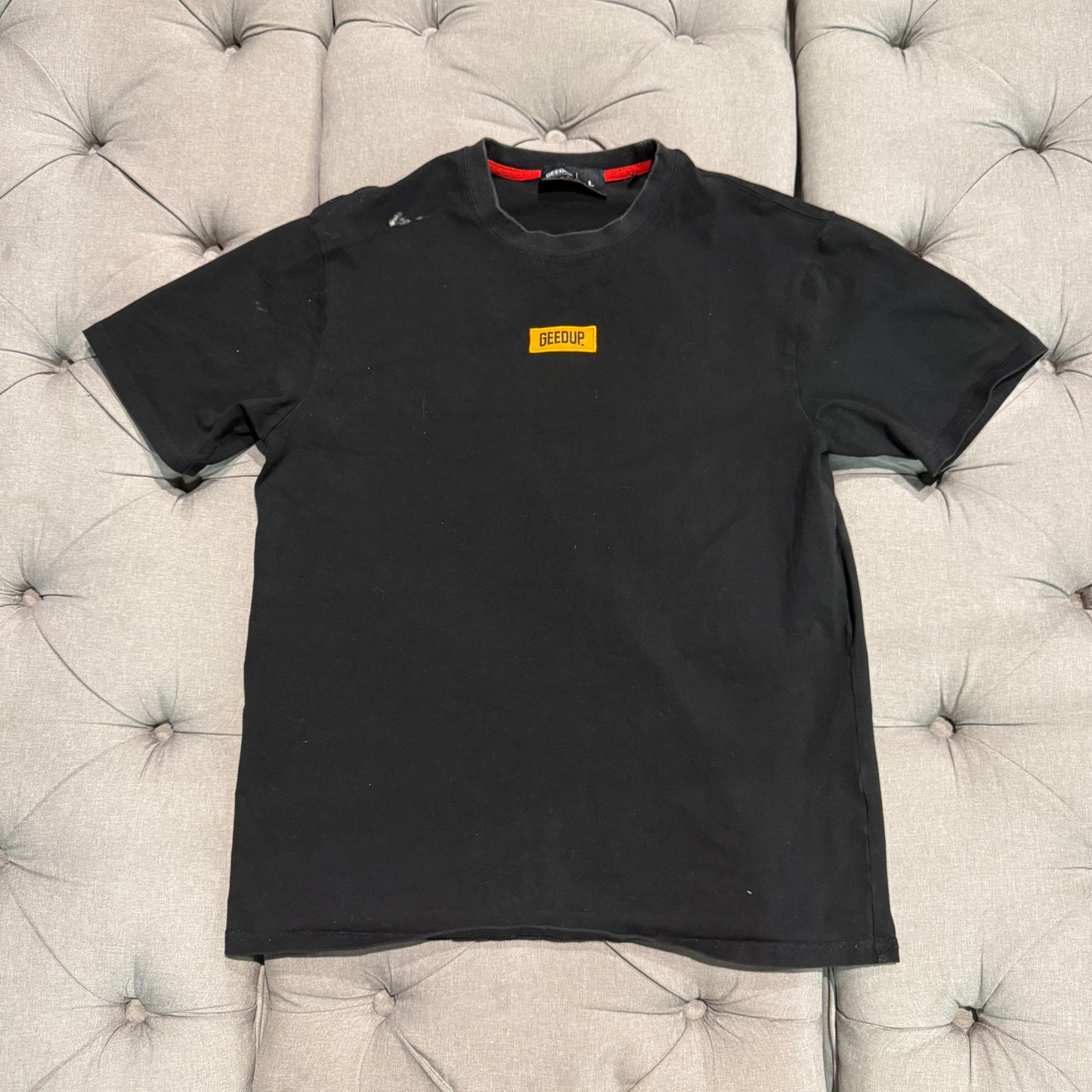 Geedup Multi Back Logo T-shirt 'Blackout' (Second hand)