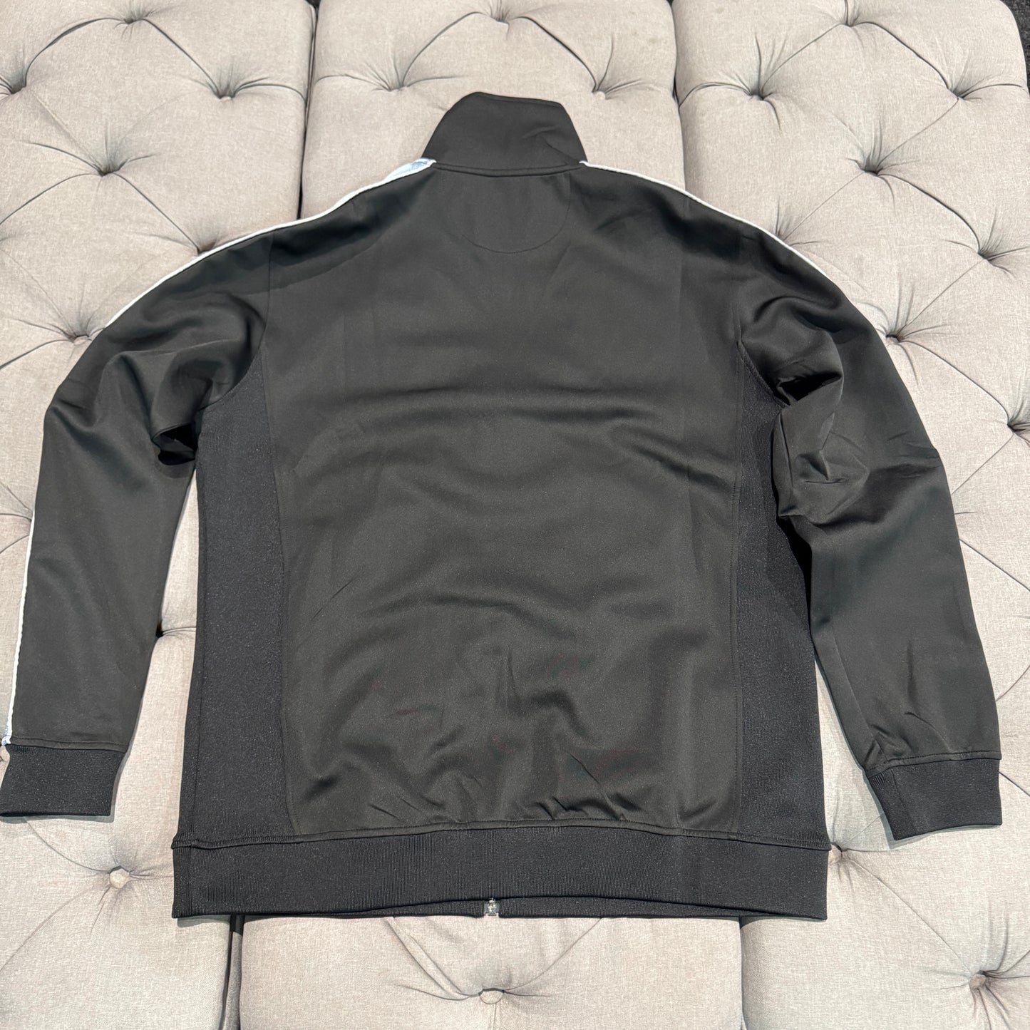 Geedup Play For Keeps Zip Up Jacket 'Black Baby Blue' (Second hand)