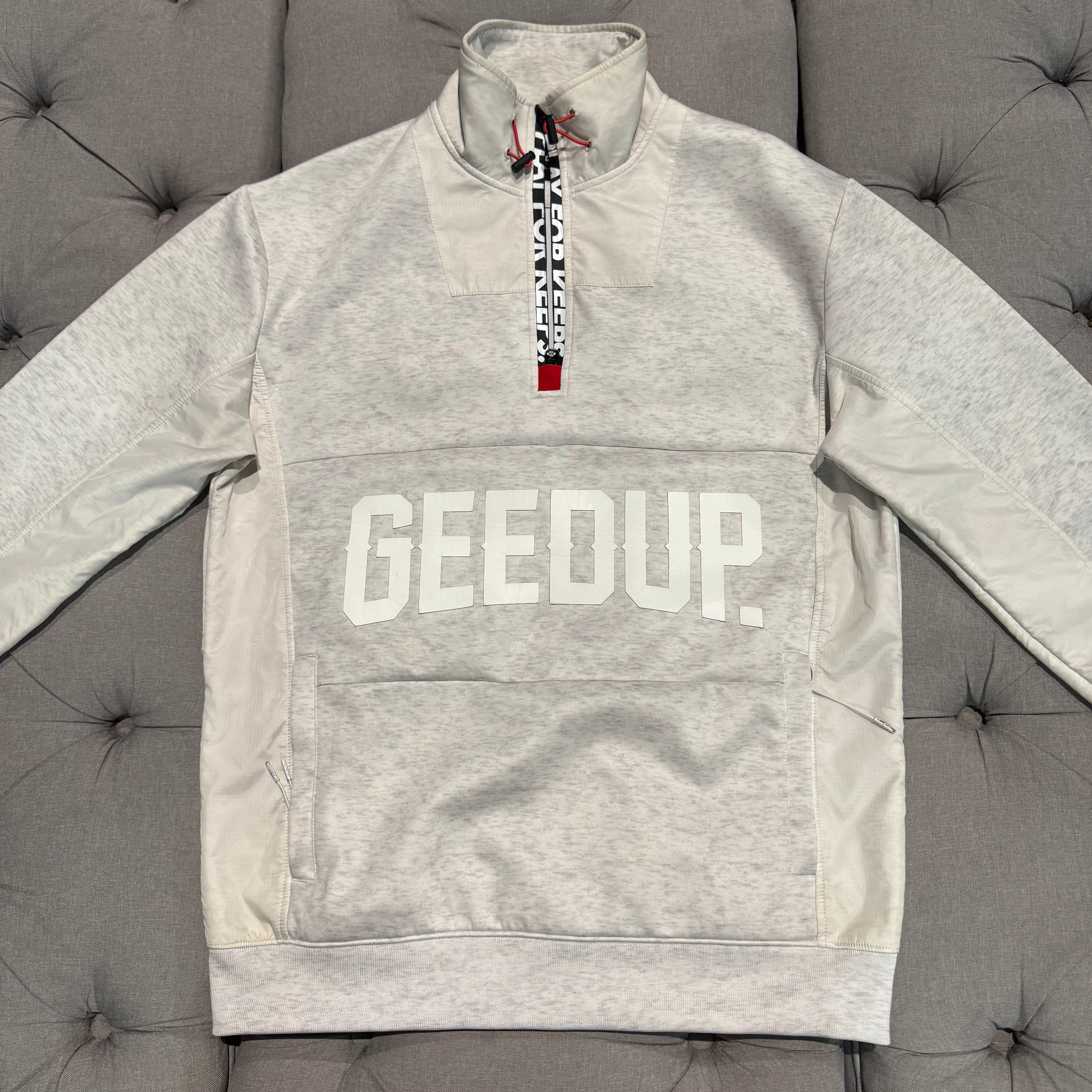 Geedup PFK Quarterzip 'Marle White Red' (Second hand)