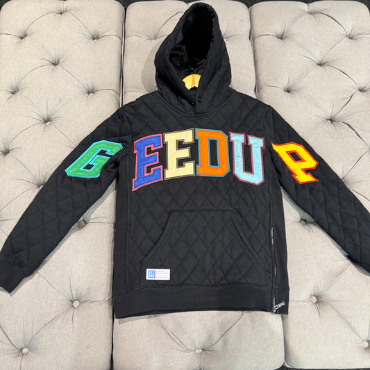 Geedup Quilt Team Logo Hoodie 'Holy Grail Multi Colour 2.0' (Second hand)