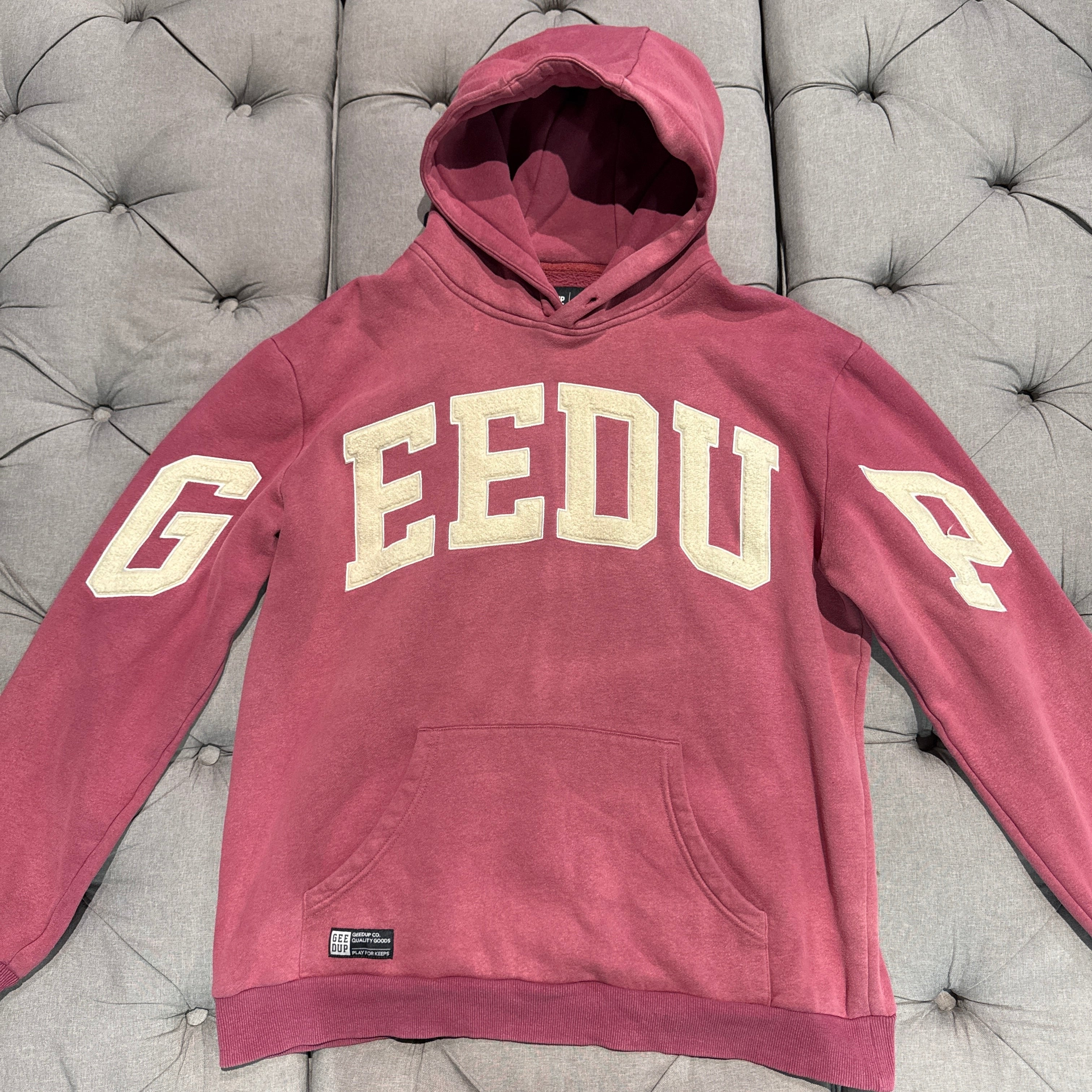 Geedup Team Logo Hoodie 'Maroon Cream' (Old model) (Second hand)