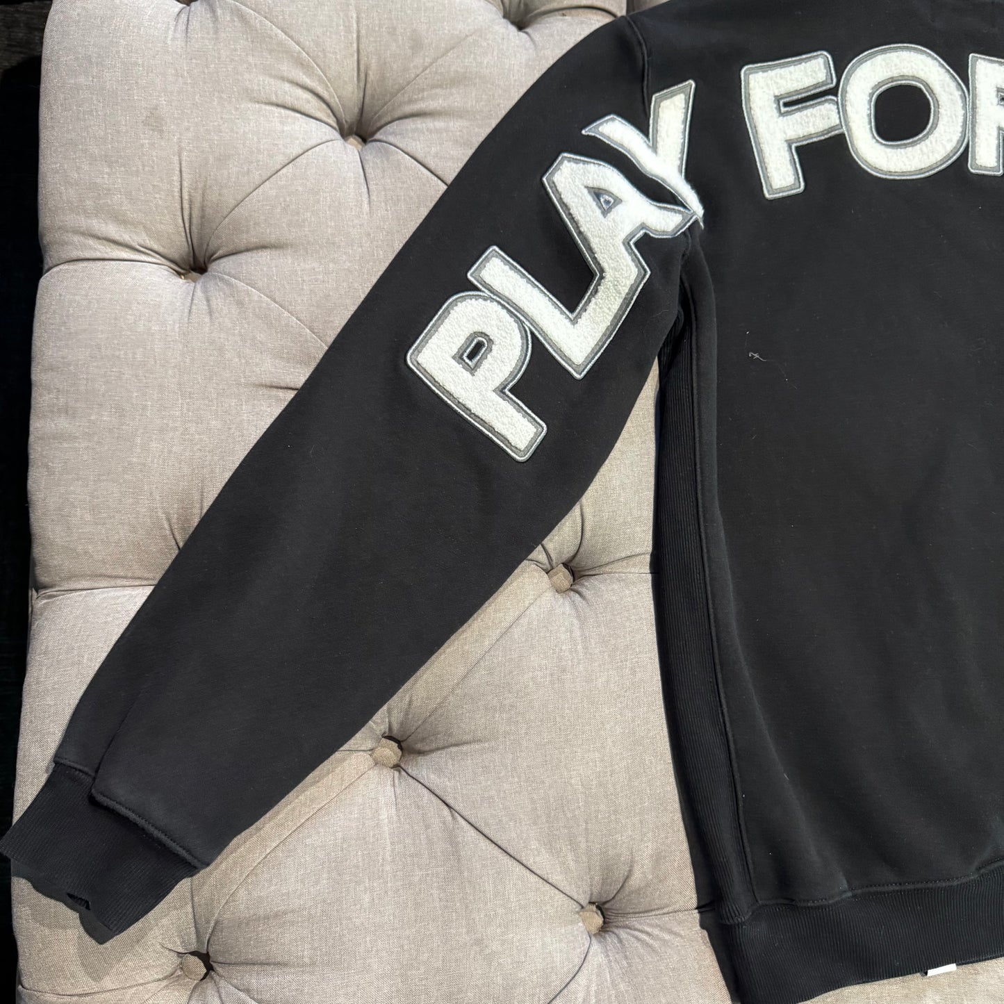 Geedup Play For Keeps Hoodie 'Black White' (Second hand)