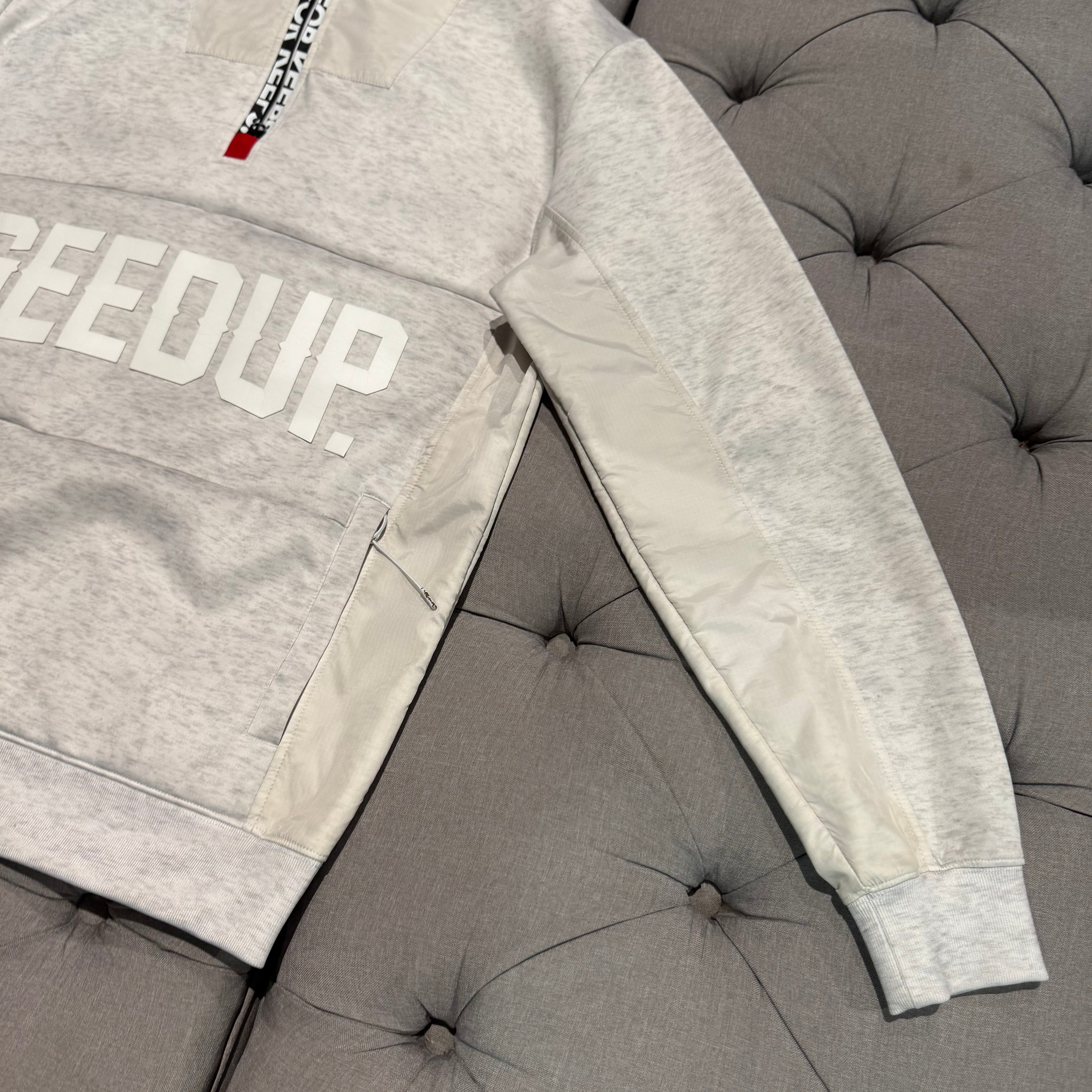 Geedup PFK Quarterzip 'Marle White Red' (Second hand)