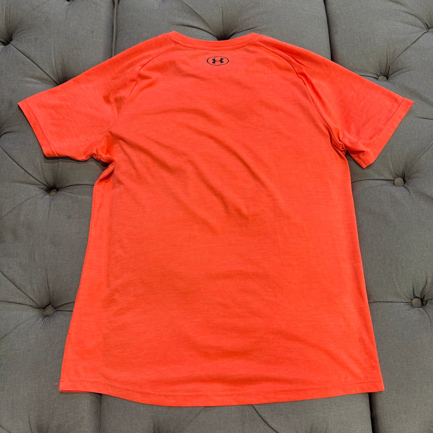 Under Armour Mens Rush Vanish Elite Seamless Training Tee 'Orange' (Second hand)