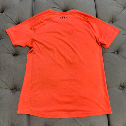 Under Armour Mens Rush Vanish Elite Seamless Training Tee 'Orange' (Second hand)