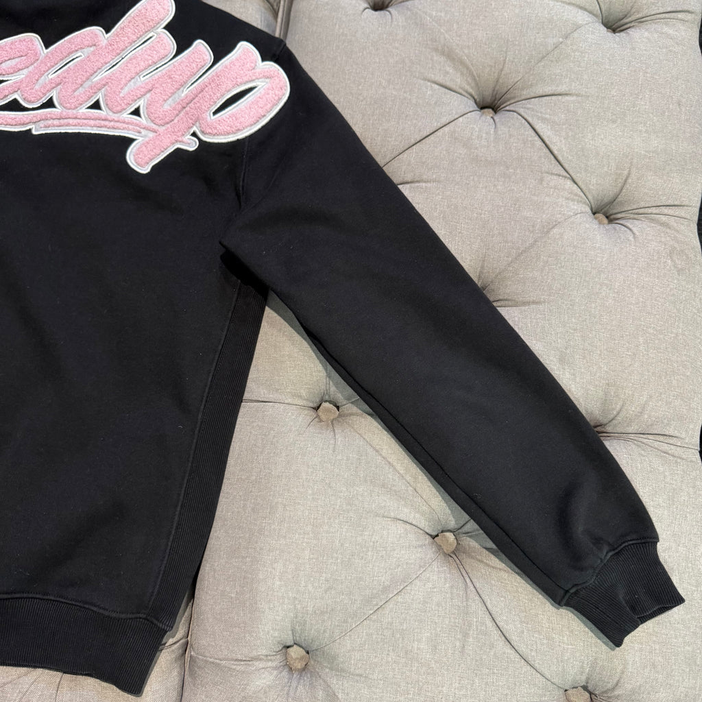 Geedup OS Script Crewneck 'Black Pink' (Second hand)