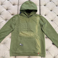 Geedup O/S Emblem Emboss Hoodie 'Military Green' (Second hand)