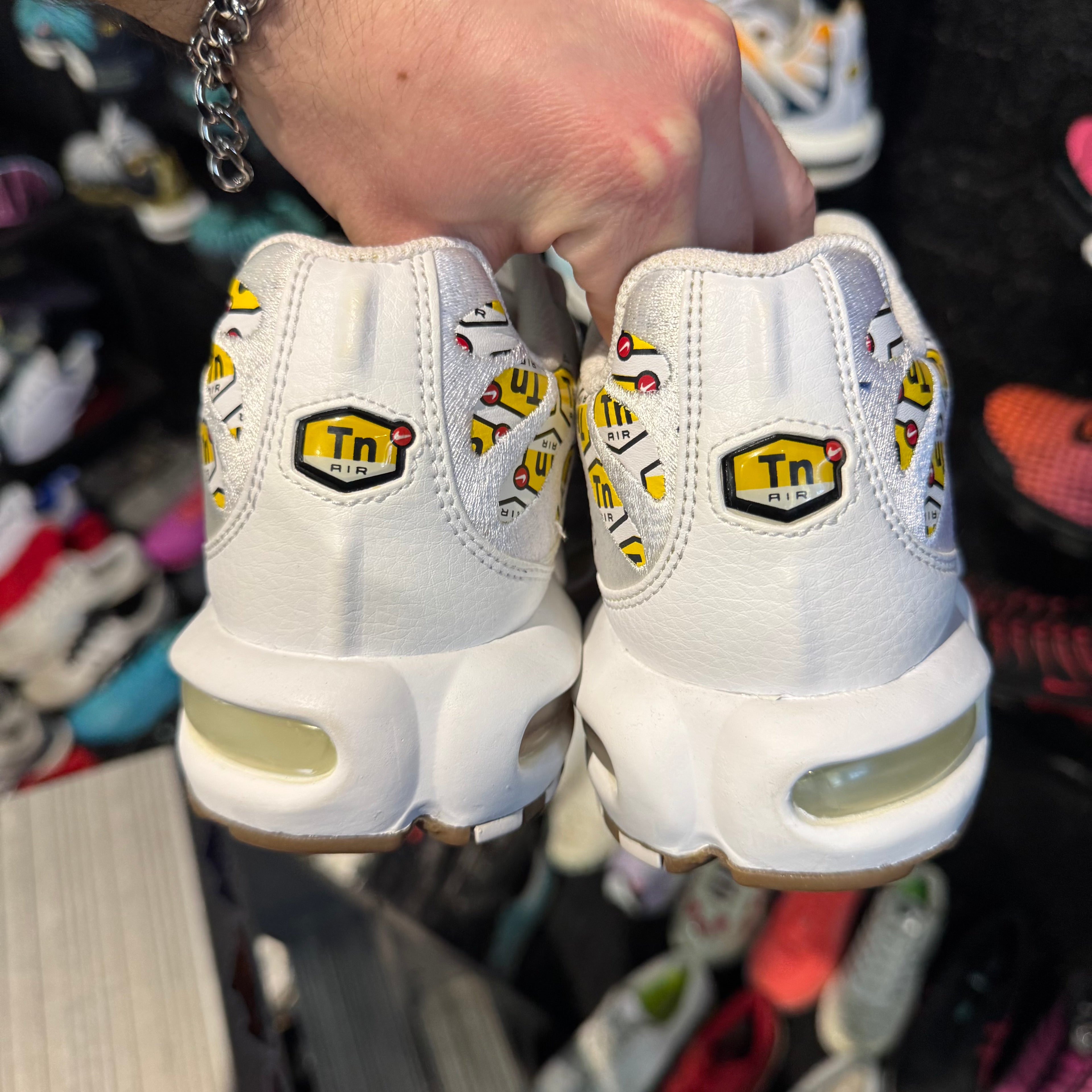 Nike Air Max Plus TN 'All Over Print White' (Brand New)