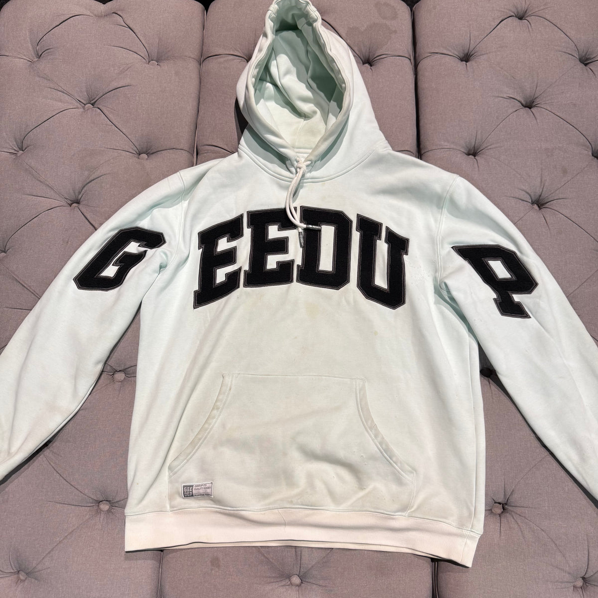 Geedup Team Logo Hoodie 'Mint Black' (Second hand)