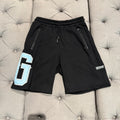 Geedup G Logo Shorts 'Black Baby Blue' (Second hand)