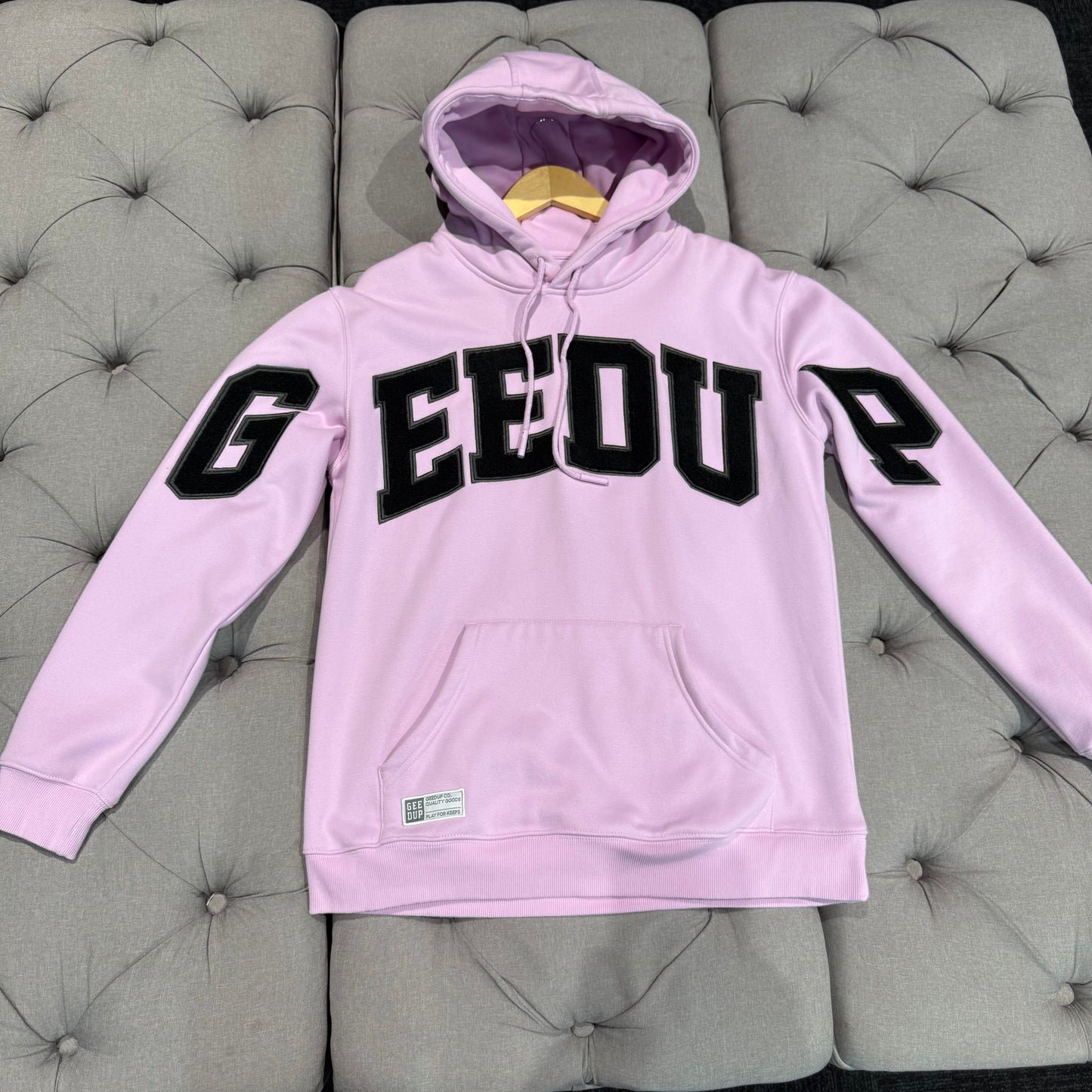 Geedup Team Logo Hoodie 'Lavender Pink' (Second hand)