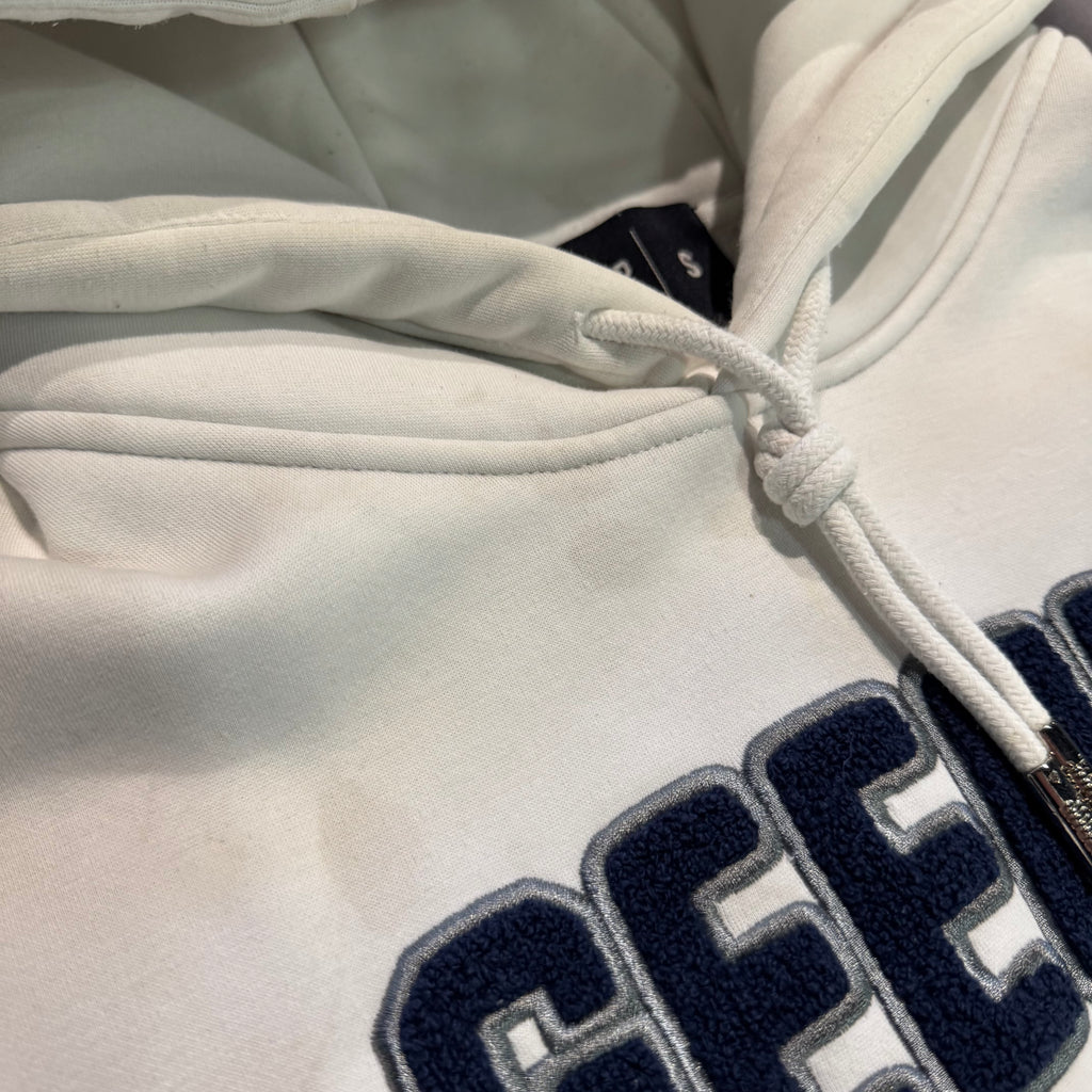 Geedup Play For Keeps Hoodie 'White Navy' (Second hand)