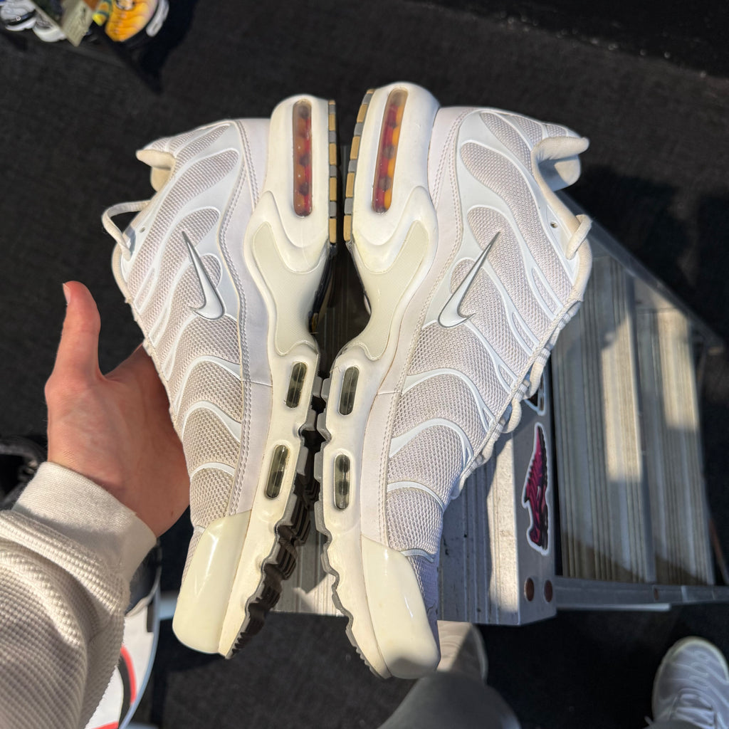 Nike Air Max Plus TN 'Triple White Casper' (Second hand)