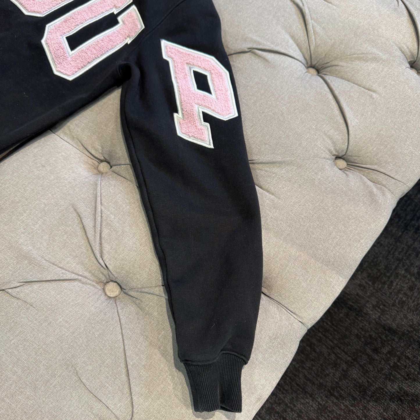 Geedup Team Logo Hoodie 'Black Pink' (Second hand)