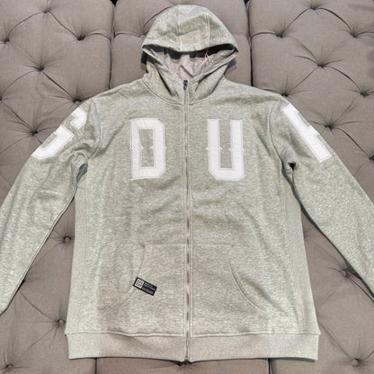 Geedup Zipup Team Logo Hoodie 'Grey White' (Brand New)