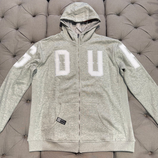 Geedup Zipup Team Logo Hoodie 'Grey White' (Brand New)