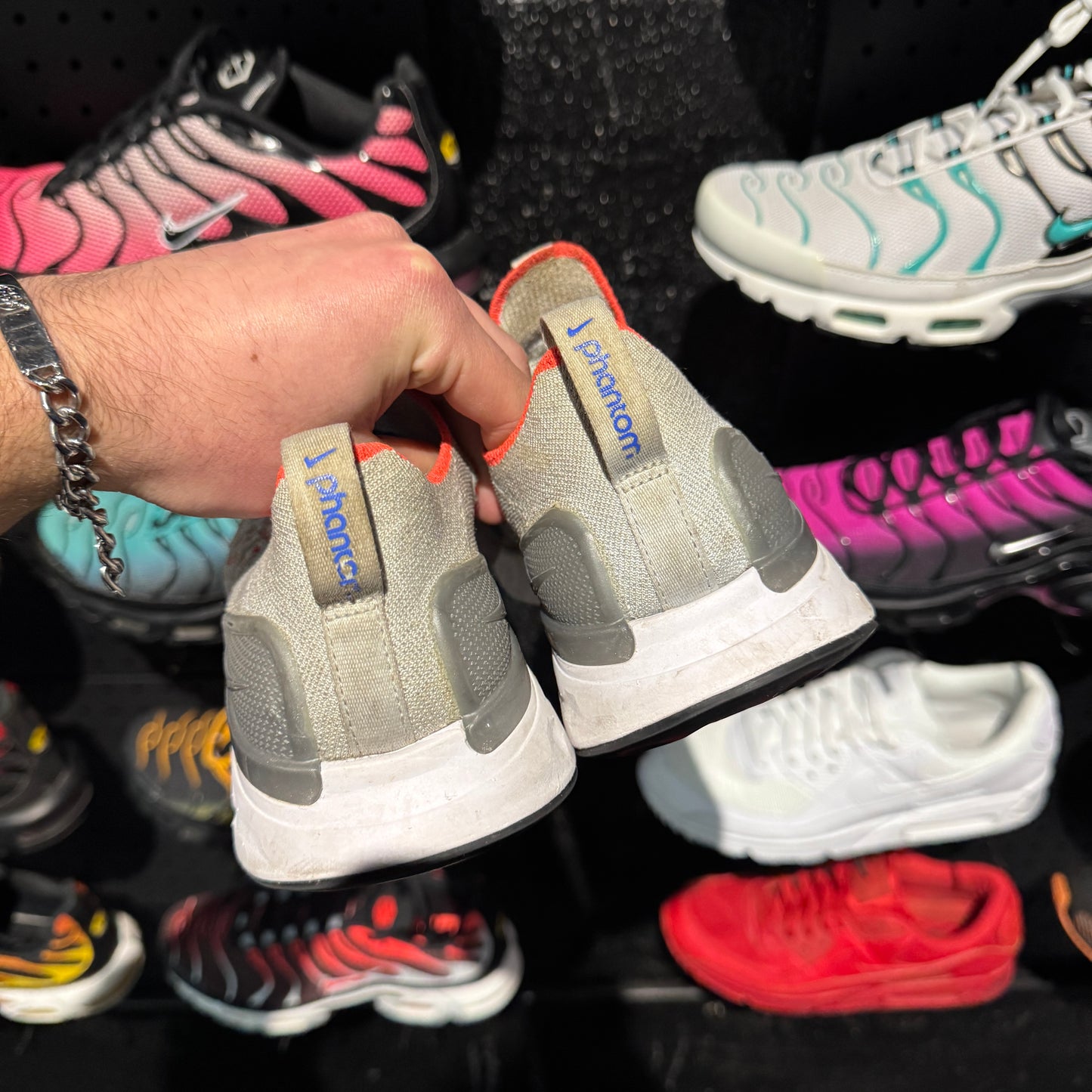 Nike React Phantom Run 2 'Pure Platinum Flash Crimson' (Second hand)