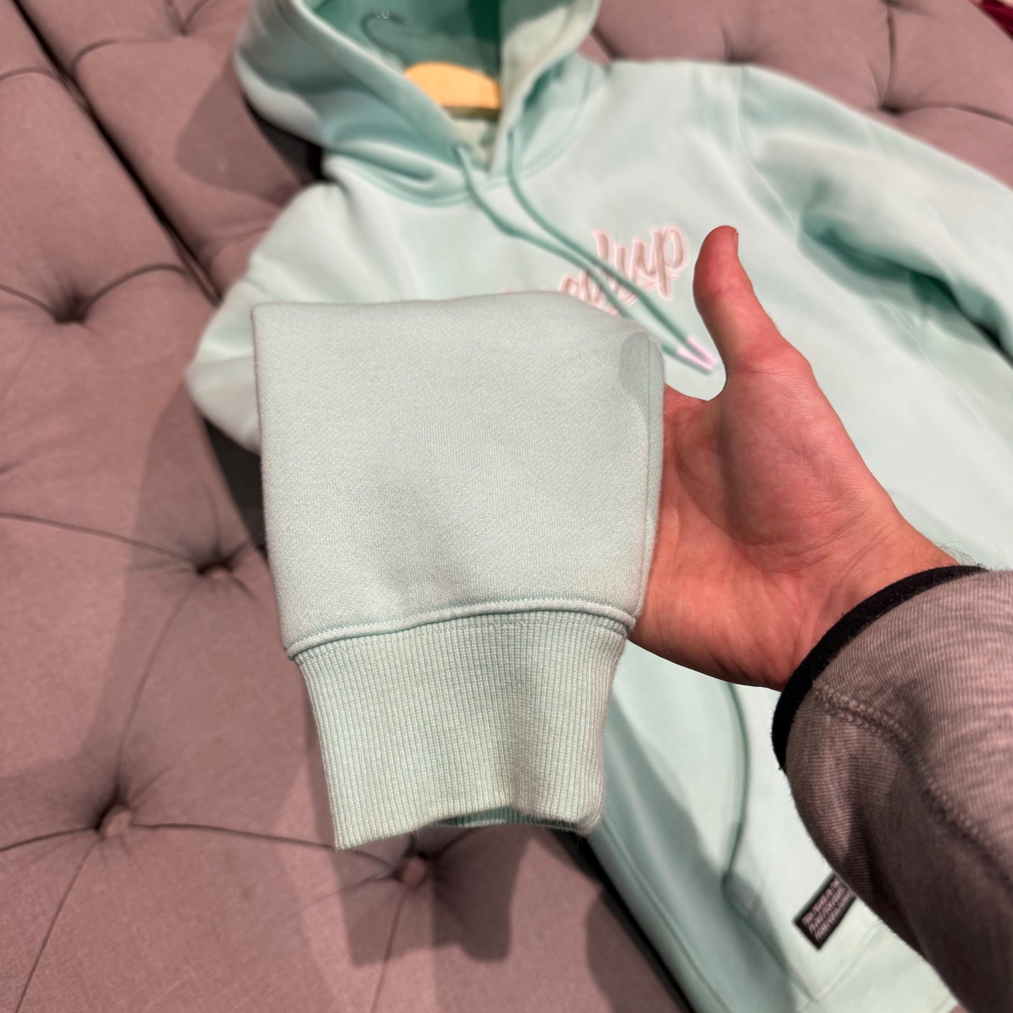 Geedup 10 Years In The Field Hoodie 'Teal/Aqua White' (Second hand)