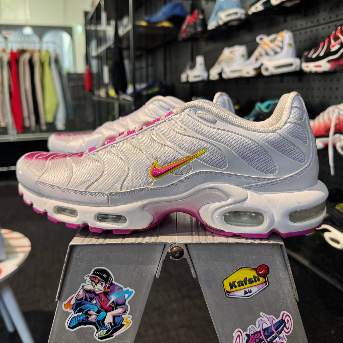 Nike Air Max Plus TN 'Lotus White Pink Fire' (Second hand)