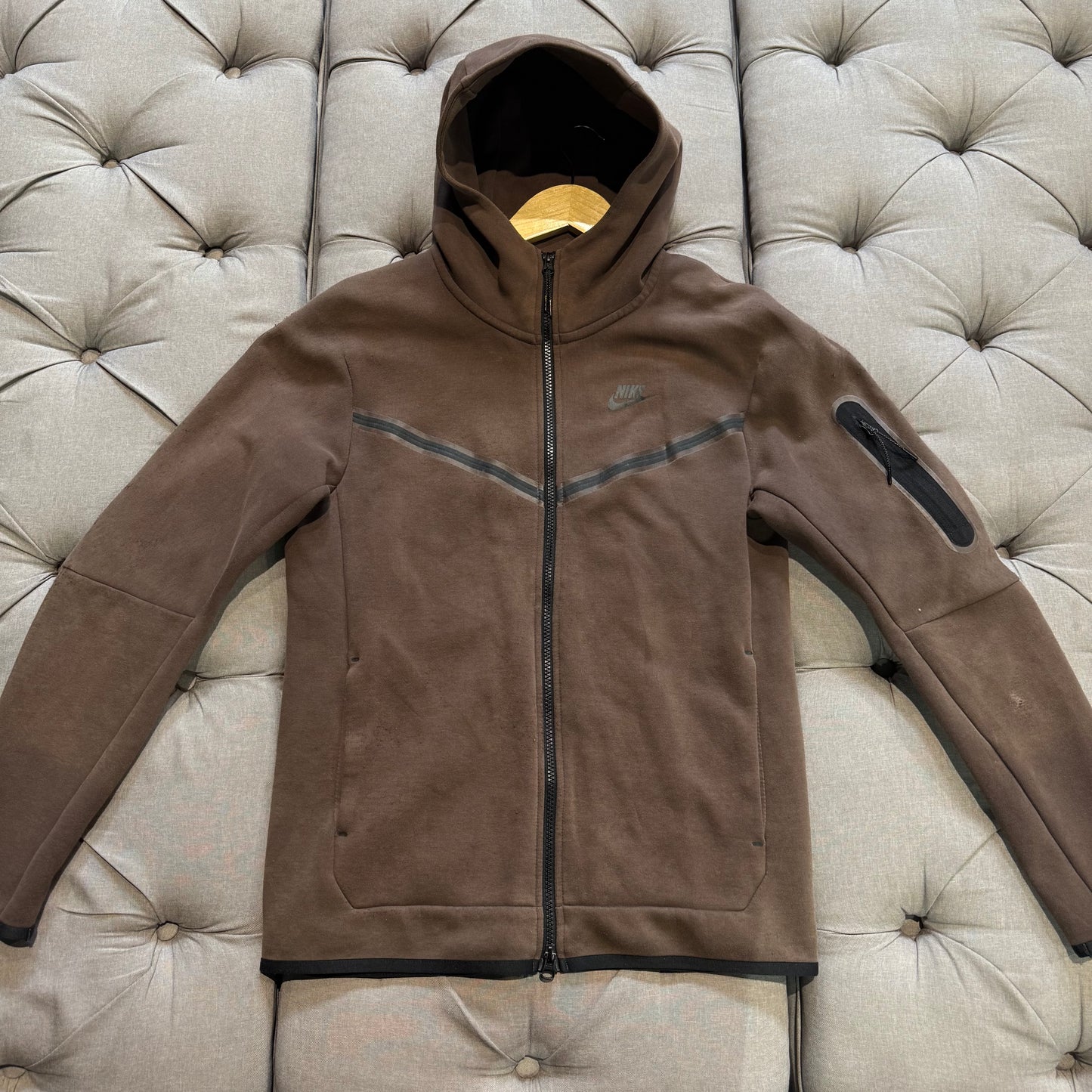 Nike Tech Fleece Jacket 'Brown' (Second hand)