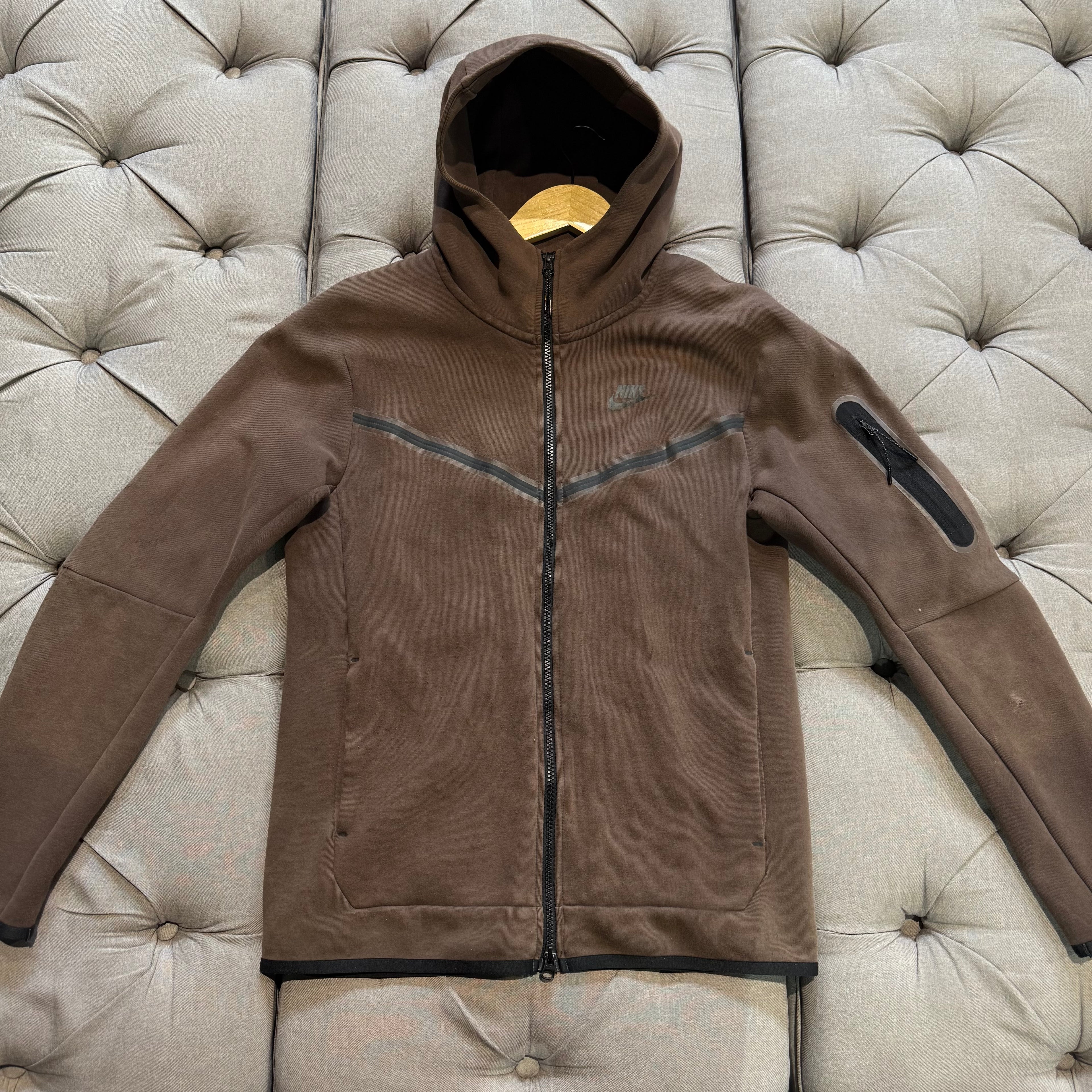 Nike Tech Fleece Jacket 'Brown' (Second hand)