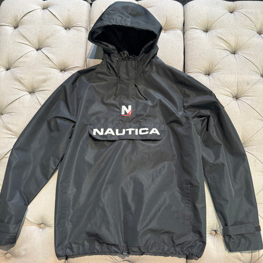 Nautica Sport Windbreaker Jacket 'Black Red White' (Second hand)