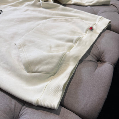 Geedup PFK Hood Logo Script Hoodie 'Cream Black' (Second hand)