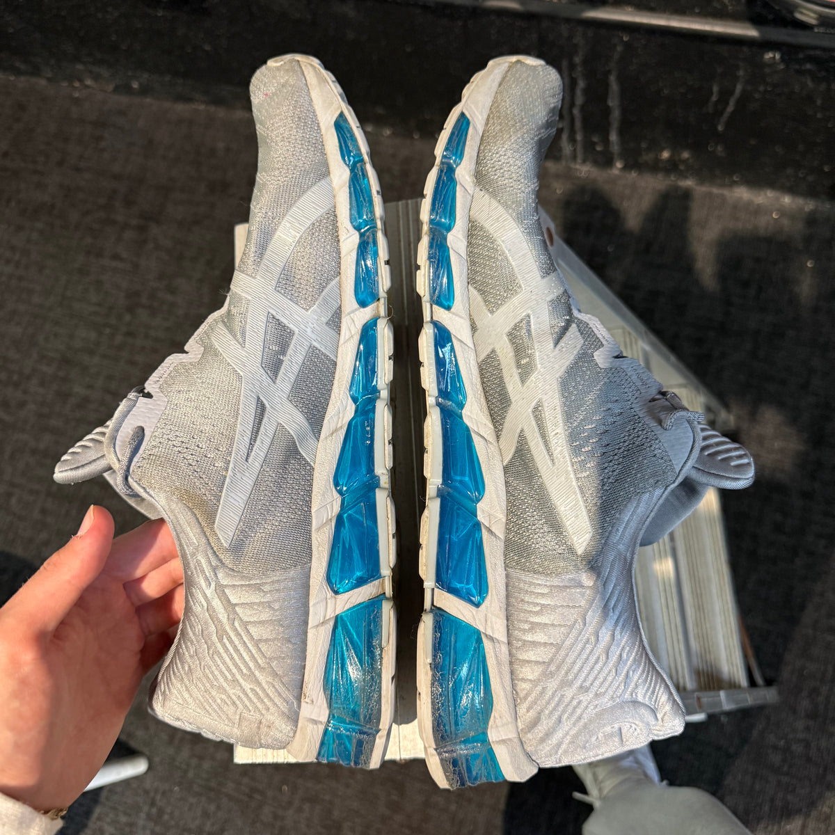 Asics Gel-Quantum 360 5 Jacquard 'Sheet Rock Island Blue' (Second hand)