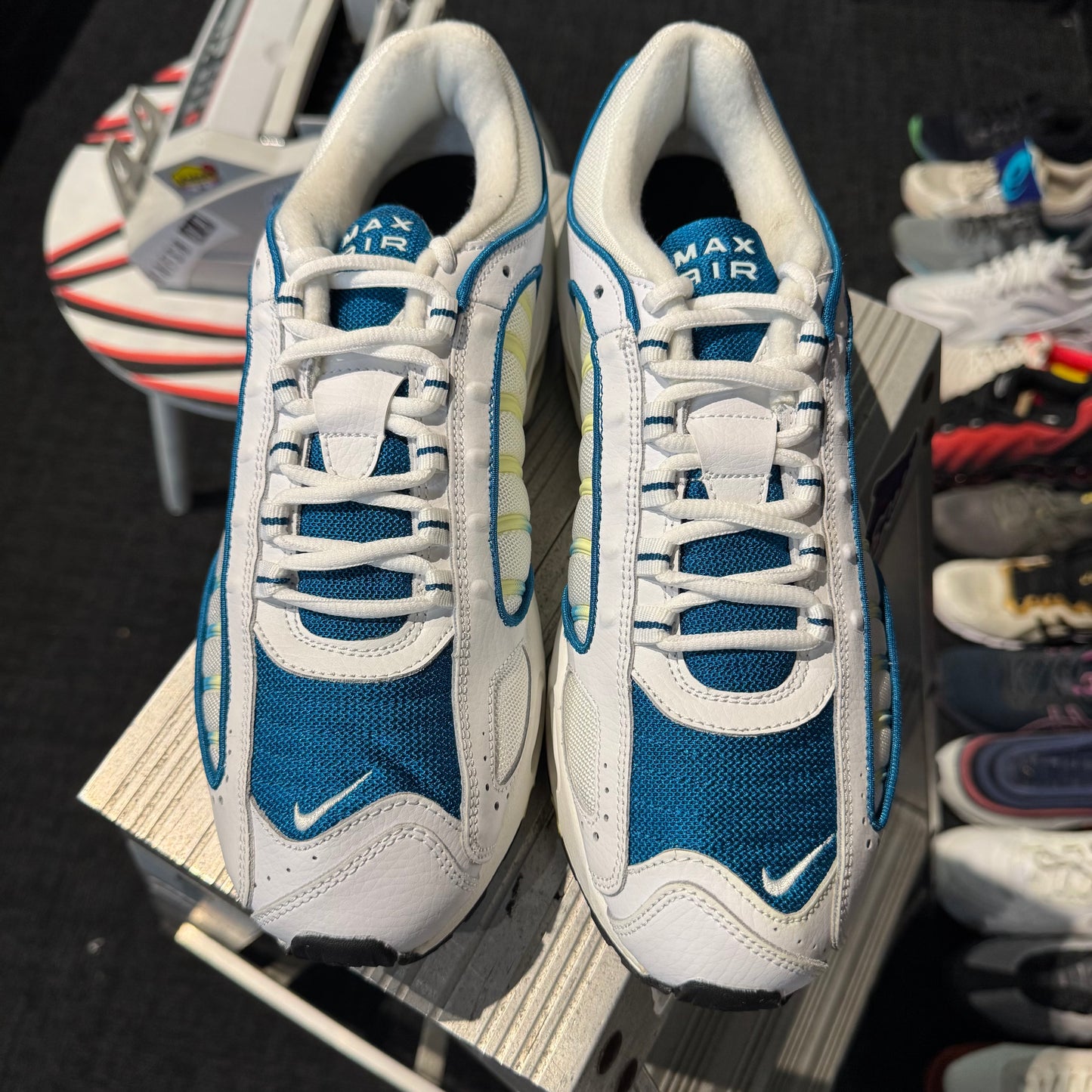 Nike Airmax Tailwind 4 'White Green Abyss' (Brand New)