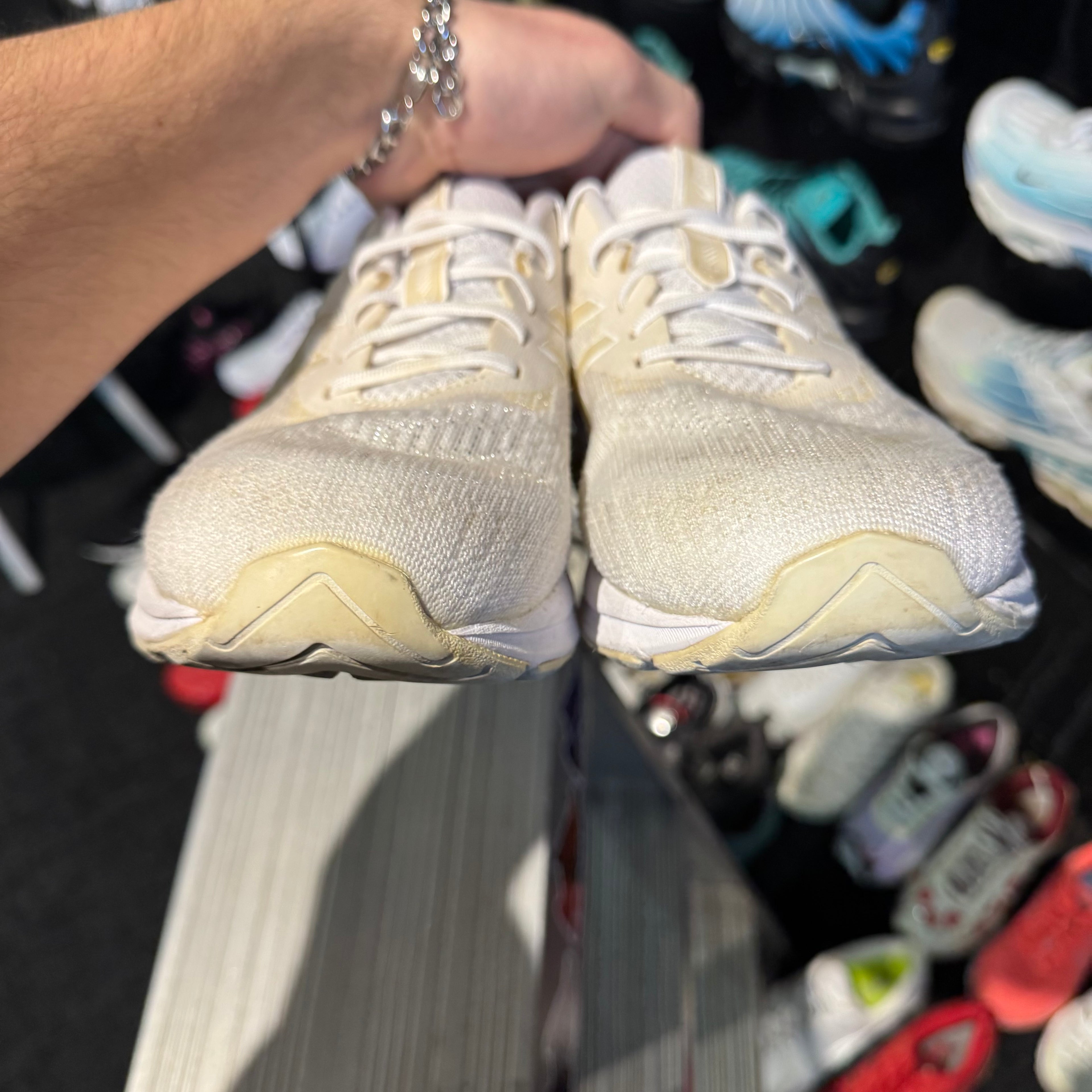 Asics Gel Quantum 180 7 'Triple White' (Second hand)
