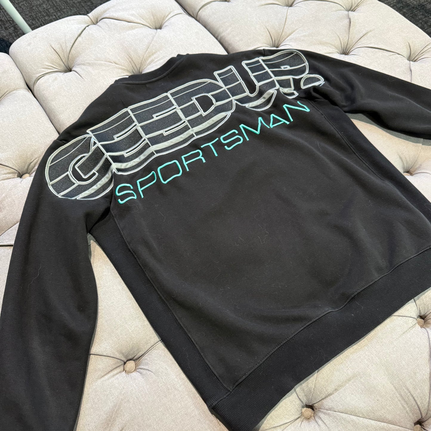 Geedup Sportsman Crewneck 'Black Teal' (Second hand)