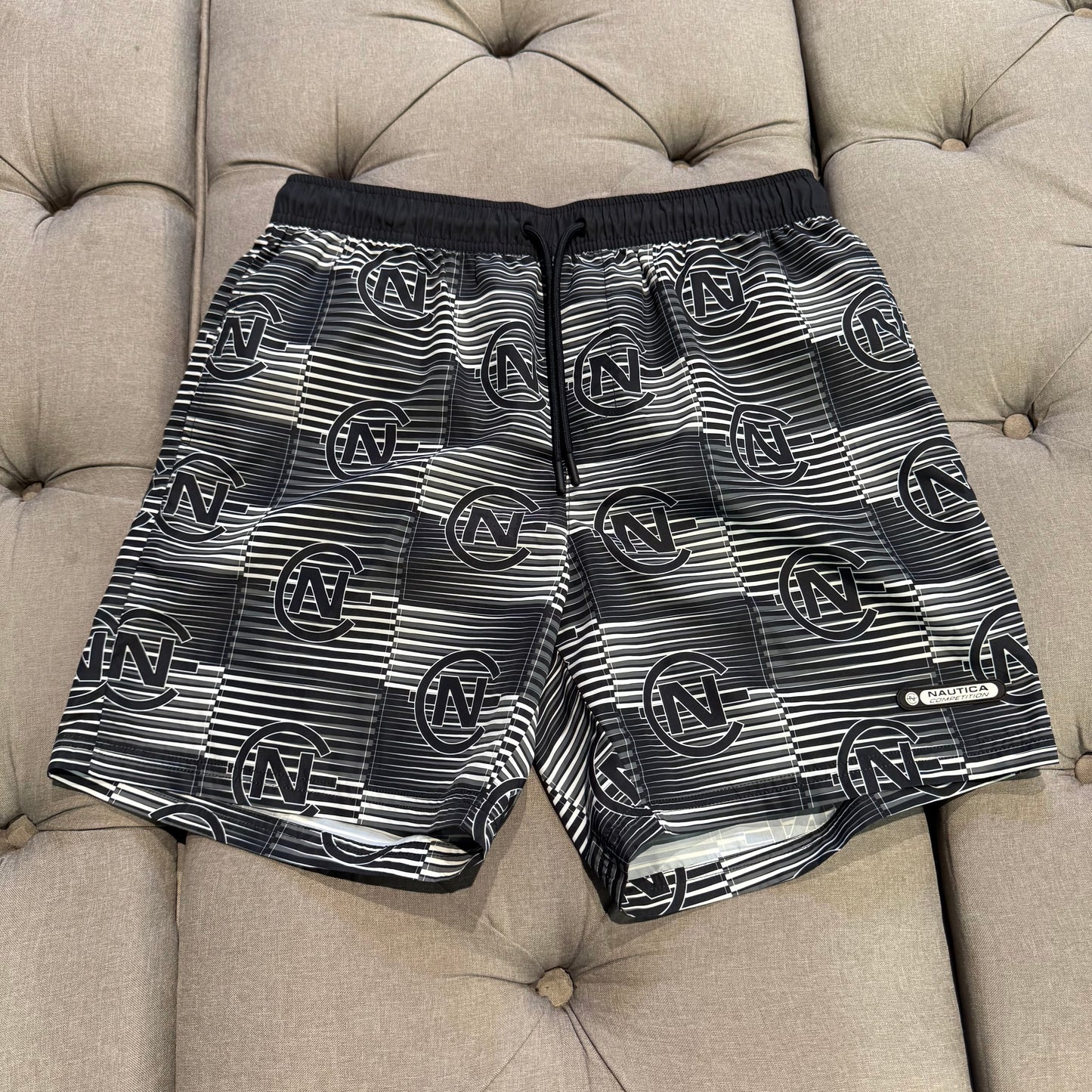 Nautica Competition Swim Shorts 'Navy Black White' (Second hand)