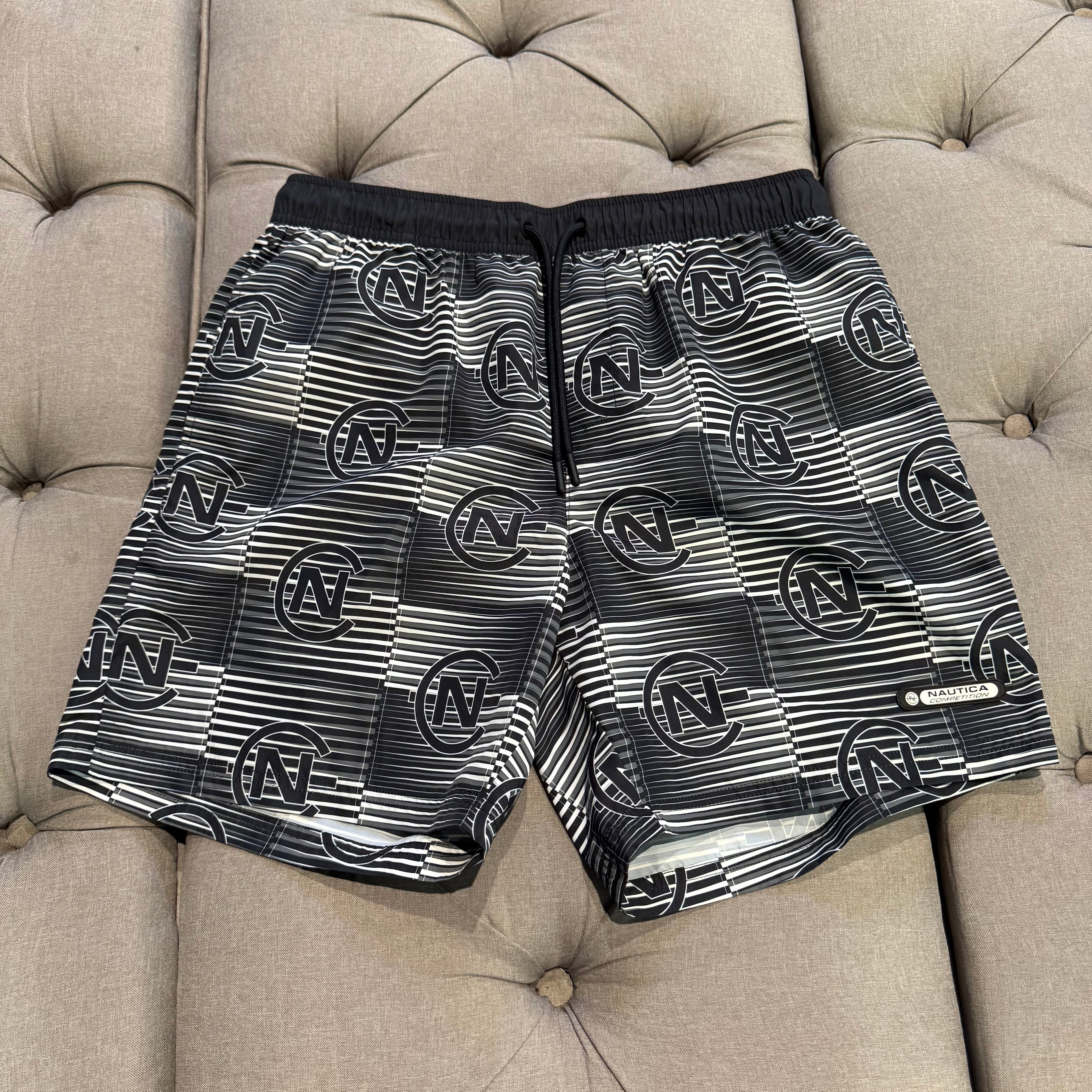 Nautica Competition Swim Shorts 'Navy Black White' (Second hand)