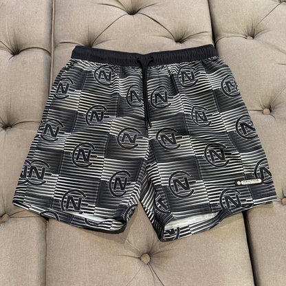 Nautica Competition Swim Shorts 'Navy Black White' (Second hand)