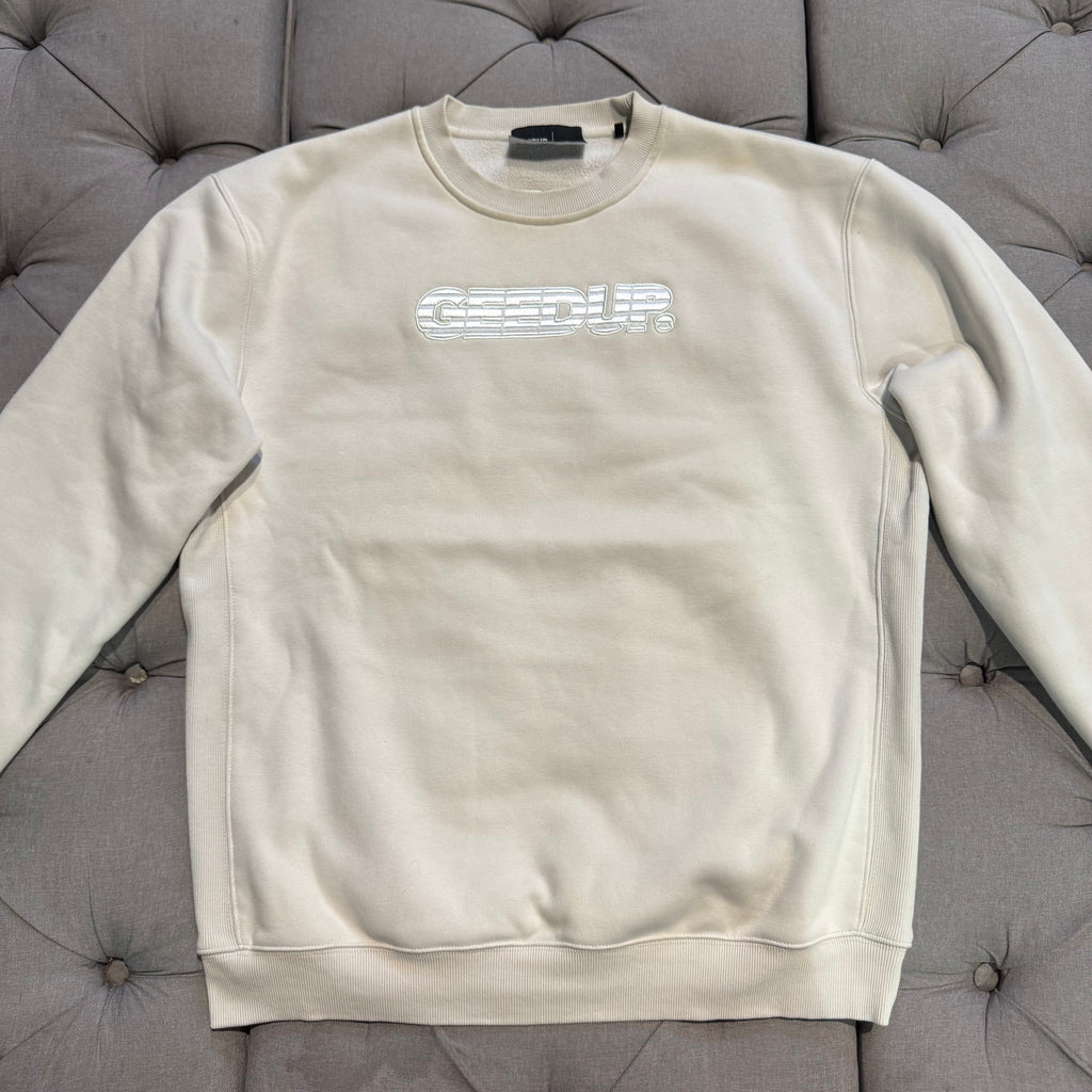 Geedup Sportsman Crewneck 'Ice Grey White' (Second hand)