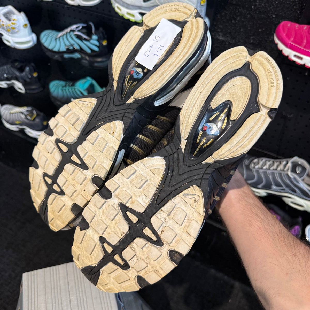 Nike Air Max Tailwind 4 'Black White Metallic Gold' (Second hand)