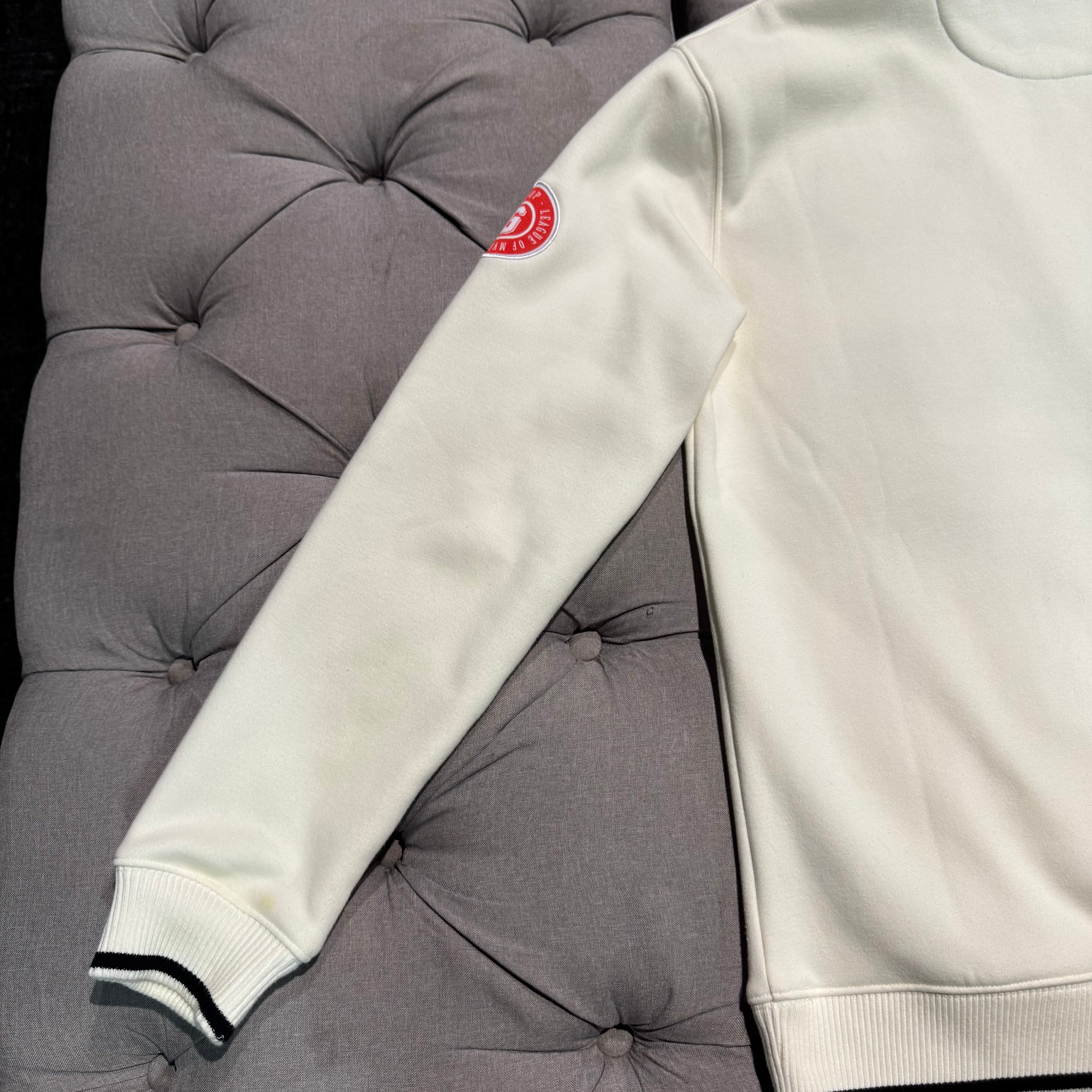 Geedup Sportsman Badges QTR Zip 'Light Cream' (Second hand)