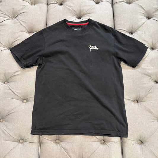 Geedup Mini Handstyle Embroided T-shirt 'Black Peach' (Second hand)